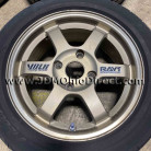 JDM Volk Racing TE37 Bronze 15 inch Wheels 